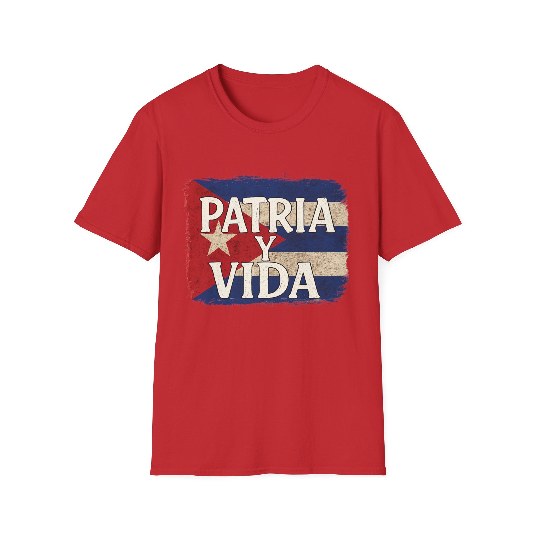 Cuban Pride T-Shirt | Patria y Vida | Unisex Softstyle Tee for Family Gatherings, Festivals, and Everyday Wear