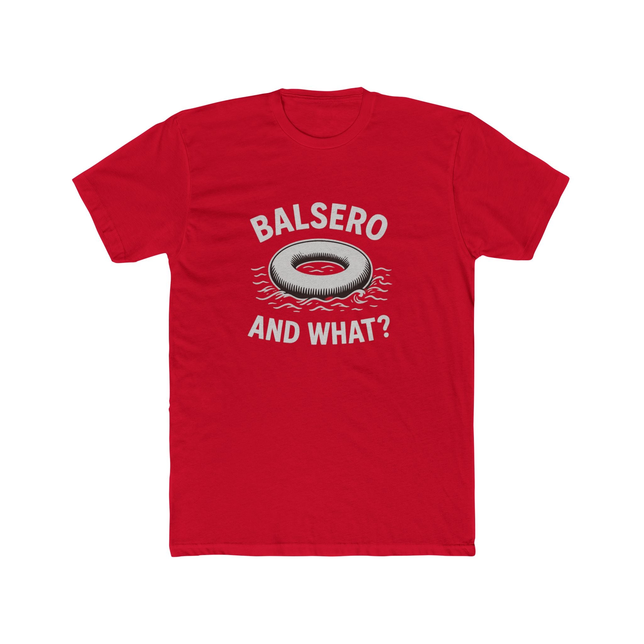 Funny Balsero Cotton Crew Tee - Casual Wear, Gift for Friends, Beach Day, Lounge Tee, Summer Fashion