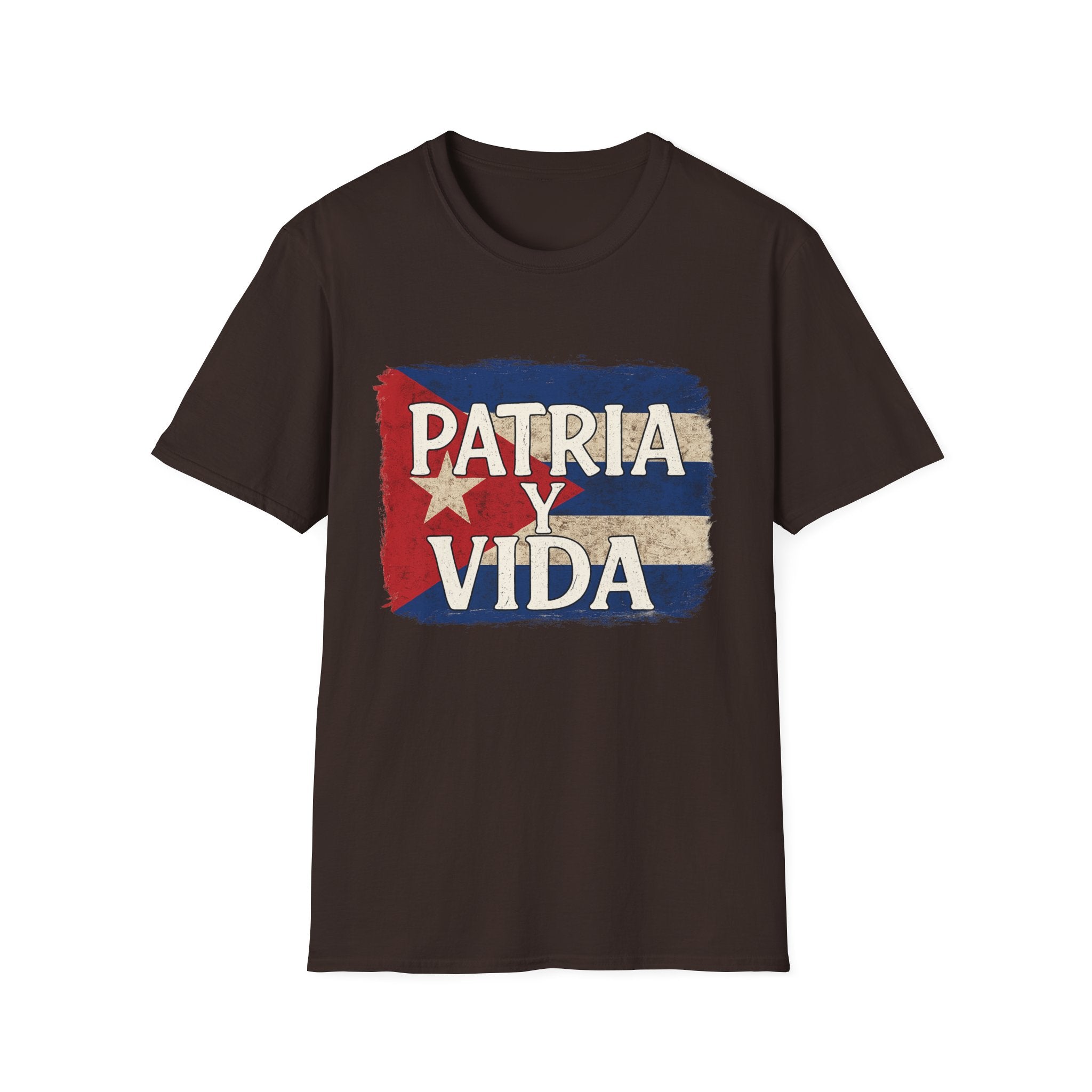 Cuban Pride T-Shirt | Patria y Vida | Unisex Softstyle Tee for Family Gatherings, Festivals, and Everyday Wear