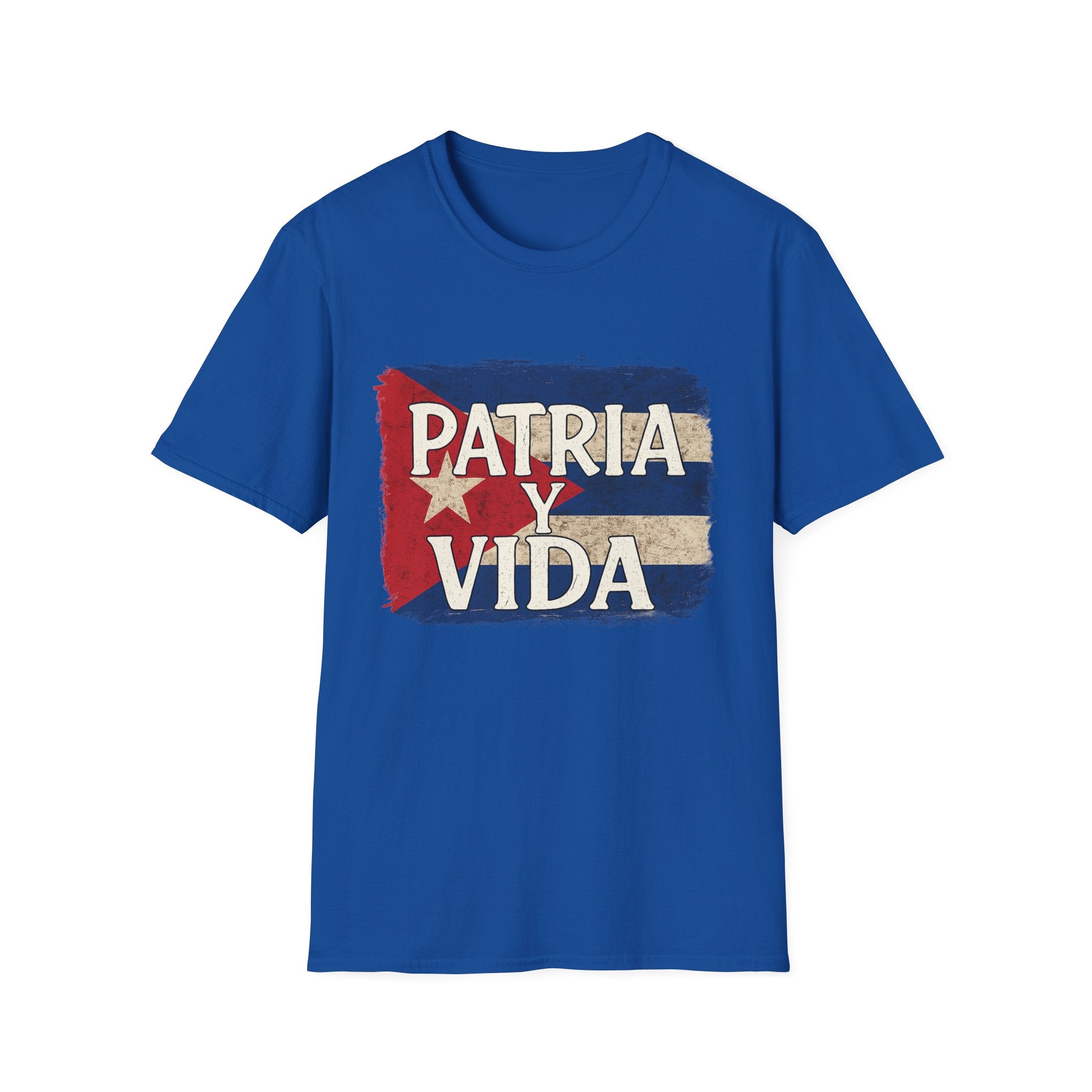 Cuban Pride T-Shirt | Patria y Vida | Unisex Softstyle Tee for Family Gatherings, Festivals, and Everyday Wear
